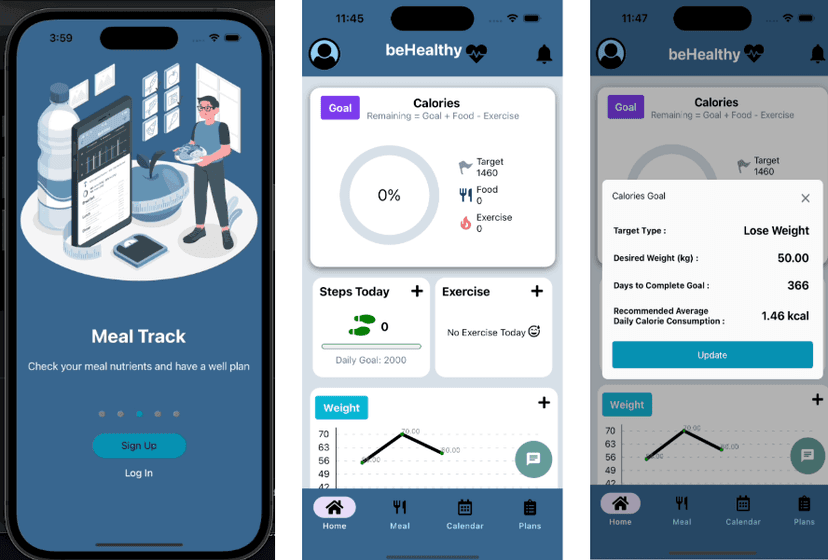 beHealthy (Health Management App)